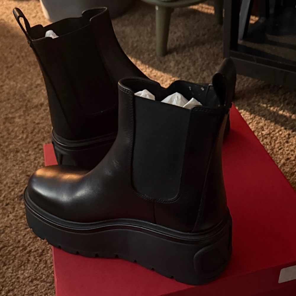 Valentino Garavani Black Ankle Boots